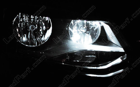 LED Luzes de presença (mínimos) branco xénon Volkswagen Polo 6r 2010
