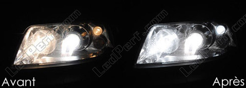 LED Luzes de estrada (máximos) Volkswagen Sharan 7M 2001-2010