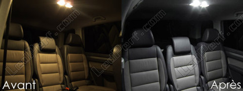 LED Luz de teto traseiro Volkswagen Touran V2