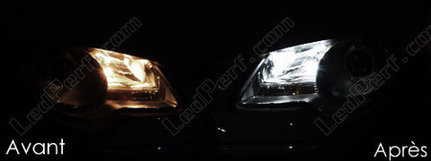 LED Luzes de presença (mínimos) branco xénon Volkswagen Touran V2