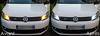 LED Luzes de circulação diurna - Luzes diurnas Volkswagen Touran V3