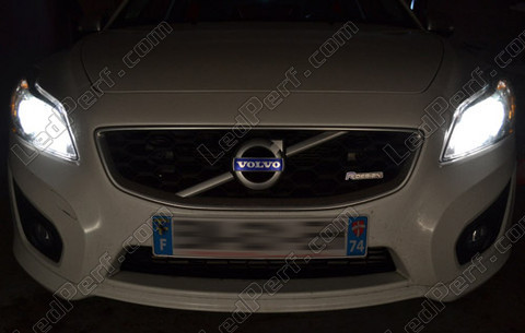 Lâmpada Xénon Efeito Luzes de estrada (máximos) Volvo C30 LED