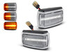 Piscas laterais sequenciais LED para Volvo C70 - Versão transparente