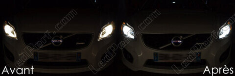 LED Luzes de cruzamento (médios) Volvo S40 II
