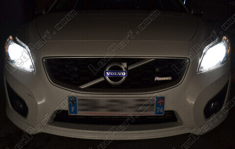 LED Luzes de estrada (máximos) Volvo S40 II