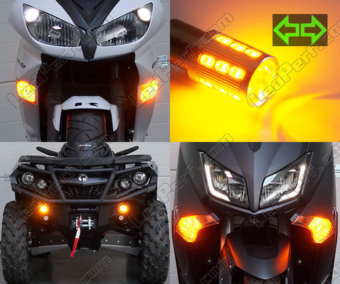 LED Piscas dianteiros BMW Motorrad G 650 Xchallenge Tuning
