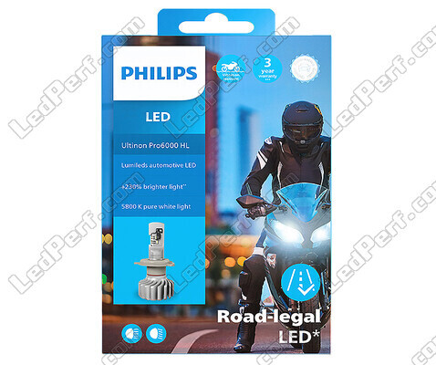 Lâmpada LED Philips Homologada para moto BMW Motorrad HP2 Megamoto - Ultinon PRO6000