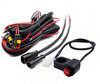 Feixe elétrico completo com conexões estanques, fusível de 15A, relé e interruptor de guiador para uma instalação "plug and play" em Ducati Hyperstrada 821