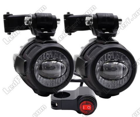 Luzes LED duplo função "Combo" faróis de nevoeiro Longo alcance para Ducati Hyperstrada 821