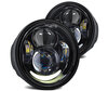 Faróis LED para Harley-Davidson Fat Bob 1584 - Ópticas de moto redondas homologadas
