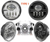 Ópticas LED para faróis auxiliares de Harley-Davidson Heritage Classic 1450 - 1584 - 1690