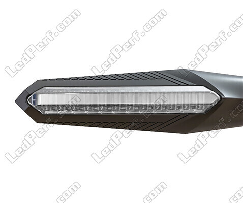 Vista frontal piscas LED dinâmicos + luzes de stop para Harley-Davidson Street Glide 1690 (2011 - 2013)