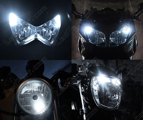 LED Luzes de presença (mínimos) branco xénon Kawasaki EN 500 Indiana Tuning