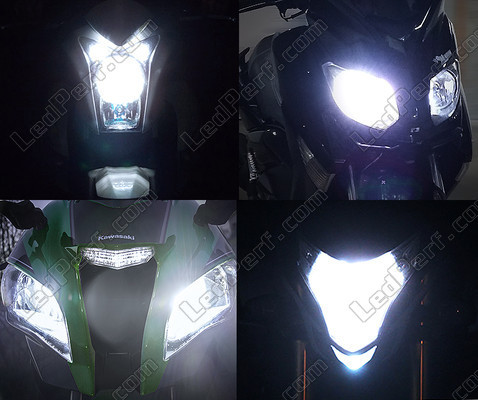 LED Faróis Kawasaki KFX 250 Tuning