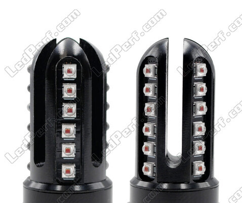 Pack de lâmpadas LED para luzes traseiras / luzes de stop de Peugeot Satelis 125