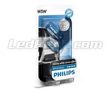 Pack de 2 Luzes de presença Philips WhiteVision - Branco - Casquilho W5W