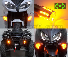 Pack piscas dianteiros LED para Kymco Maxxer 300