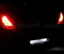 Pack de iluminação de chapa de matrícula a LEDs (branco xénon) para Peugeot 308 / RCZ