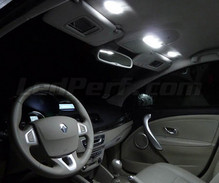 Pack interior luxo full LEDs (branco puro) para Renault Fluence