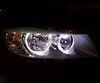 Pack Angel Eyes de LEDs para BMW Série 3 (E90 - E91) 2ª fase 2 (LCI) - Sem xénon de fábrica
