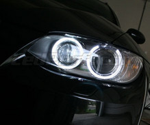 Pack Angel Eyes H8 de LEDs (branco puro 6000K) para  BMW Série 3 (E92 - E93) - Standard