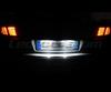 Pack LEDs (branco puro 6000K) chapa de matrícula traseira para Audi A8 D3
