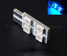 LED T10 Rotation a 4 leds HP - Iluminação lateral - Azul - W5W