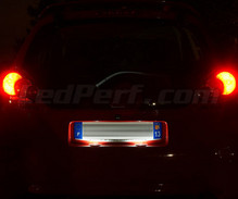 Pack de iluminação de chapa de matrícula de LEDs (branco xénon) para Peugeot 107