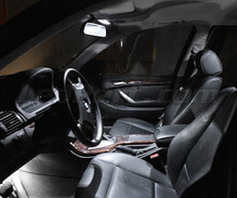 Pack interior luxo full LEDs (branco puro) para BMW X5 (E53)