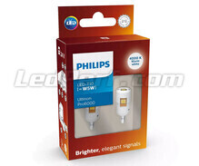 2x lâmpadas LED W5W Philips Ultinon PRO6000 - Caminhão 24V - 4000K - 24961WU60X2