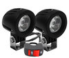 Faróis adicionais LED para Moto-Guzzi V9 Roamer 850 - Longo alcance