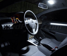 Pack interior luxo full LEDs (branco puro) para Opel Astra H
