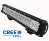 Barra LED CREE Fila Dupla 126W 8900 Lumens para 4X4 - Camião - Trator