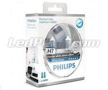 Pack de 2 Lâmpadas H7 Philips WhiteVision + 2  W5W WhiteVision (Novo!)