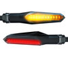 Piscas LED dinâmicos + luzes de stop para Suzuki Intruder 1500 (1998 - 2009)