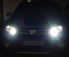 Pack LEDs luzes de circulação diurna / luzes de presença (branco xénon) para Dacia Sandero 2