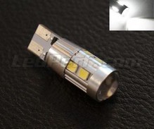 Lâmpada T10 Magnifier a 10 LEDs SG Alta potência + Lupa brancos Casquilho W5W
