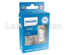 2x lâmpadas LED Philips W21W Ultinon PRO6000 - Branco 6000K - T20 - 11065CU60X2