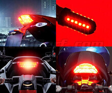 Pack de lâmpadas LED para luzes traseiras / luzes de stop de Suzuki Bandit 1200 S (2001 - 2006)