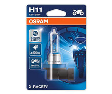 Lâmpada H11 Osram X-Racer Halogene Efeito Xénon para Moto - 55W