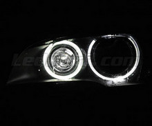 Pack Angel Eyes H8 de LEDs (branco puro 6000K) para BMW X5 (E70) - Standard