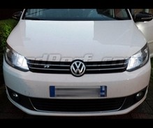Pack lâmpadas de luzes de circulação diurna e de estrada (máximos) H15 Xénon Efeitos para Volkswagen Touran 3