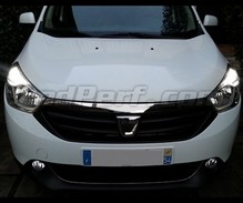 Pack de luzes de circulação diurna a LED (branco xénon) para Dacia Lodgy