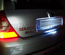 Pack de iluminação de chapa de matrícula de LEDs (branco xénon) para Renault Clio 2