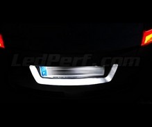 Pack de iluminação de chapa de matrícula de LEDs (branco xénon) para Renault Megane 2