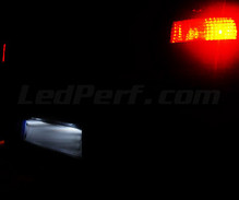 Pack de iluminação de chapa de matrícula de LEDs (branco xénon) para Opel Vectra C