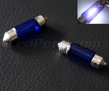 Pack de 2 lâmpadas tubulares/festoon halogéneo - Branco Xénon - 37mm (10W)