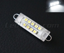 Lâmpada tubular/festoon com ganchos 42mm à  LEDs brancos - C10W