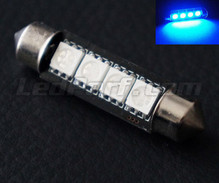 Lâmpada festoon 42mm a LEDs azuis -  (C10W)