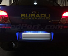 Pack de iluminação da chapa de matrícula a LEDs (branco xénon) para Subaru Impreza GG/GD